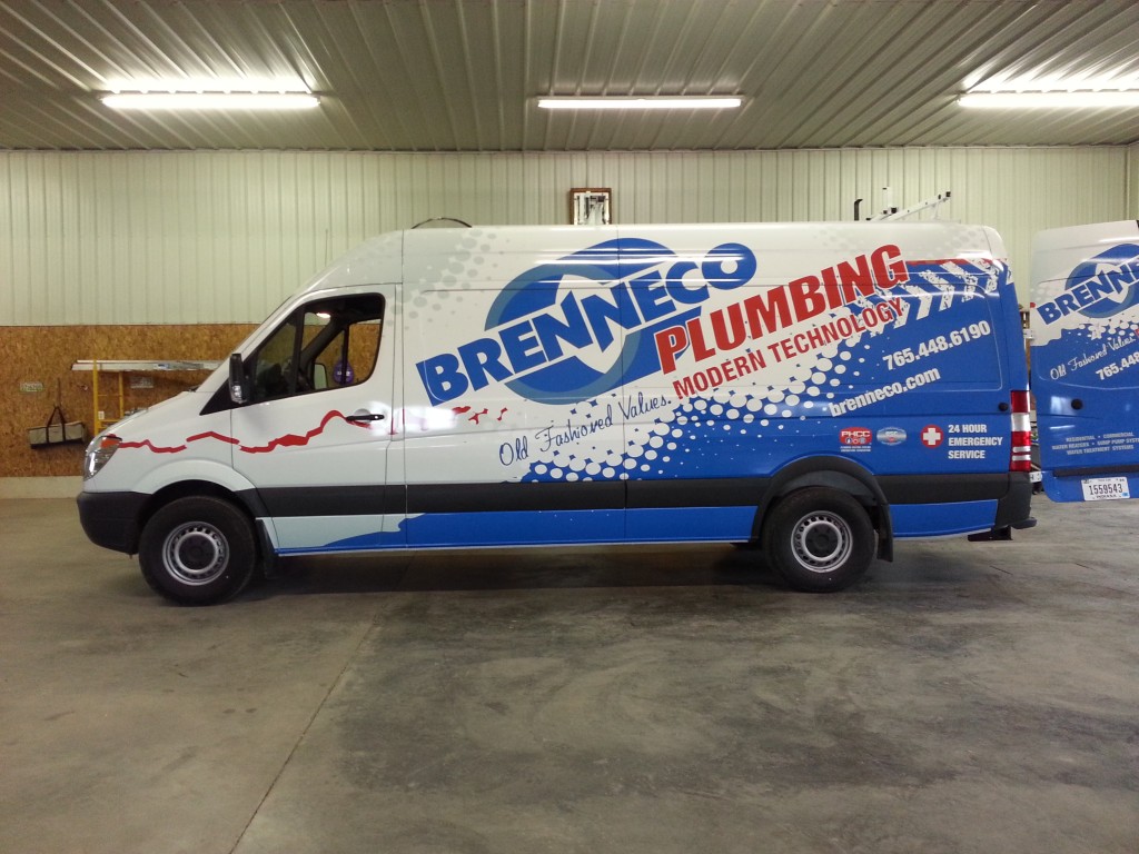 Brenneco Sprinter Van Vehicle Wrap Driver Side