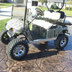 Golf Cart Vehicle Wrap