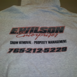 E Wilson Sweatshirt Screen Printing